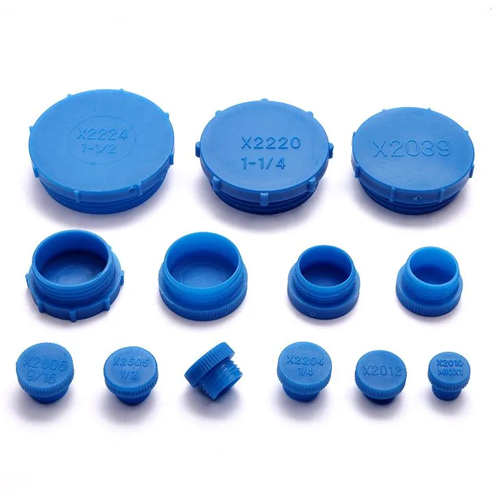 42mm BSP Blue PP Plastic Durable Caps